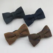 Шерсть Мужская лук галстук высшего Качества Модная нарядная одежда галстук-бабочка s бутик толстом каблуке с бантом