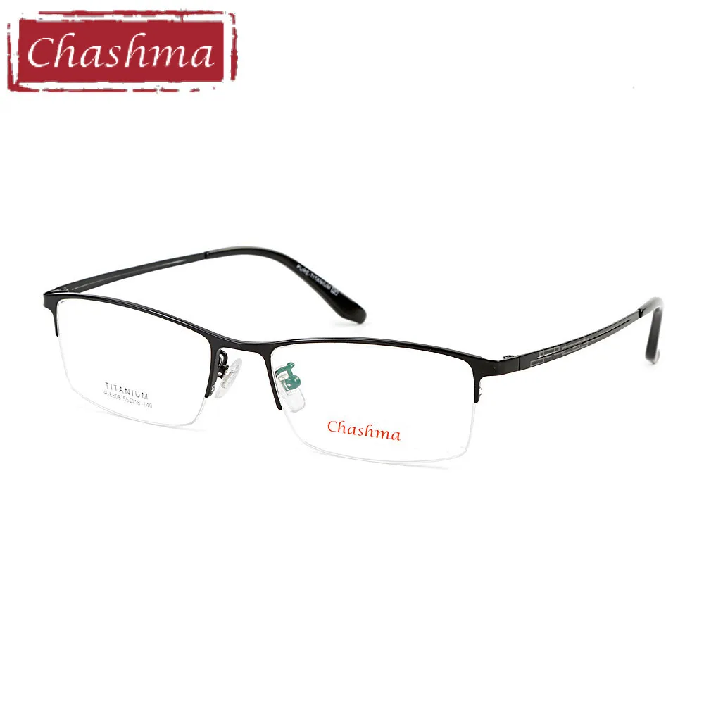 Чашма титановая пластина светильник полуоправа чистый титан|titan eyeglass frames|brand