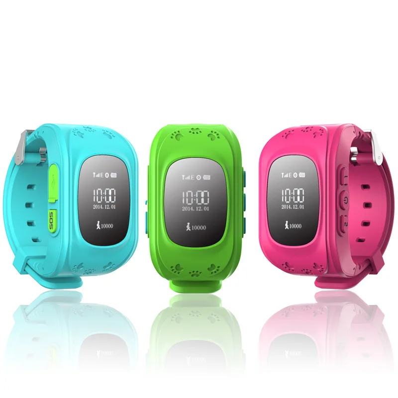 2016 font b Smart b font Kid Safe GPS Watch Wristwatch SOS Call Location Finder Locator