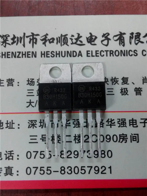 B30H150G MBR30H150CTG вид акцент на качество |