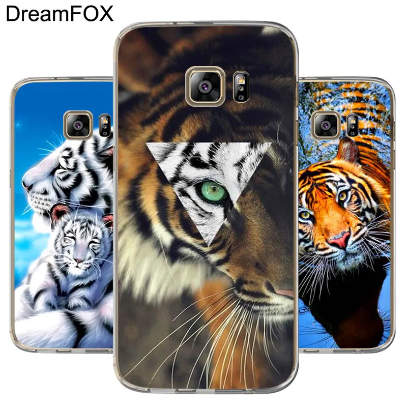 DREAMFOX M558 Тигр Мягкий ТПУ силиконовый чехол для samsung Galaxy Note S 6 7 8 9 10 10e 11 11e Lite Edge Plus |