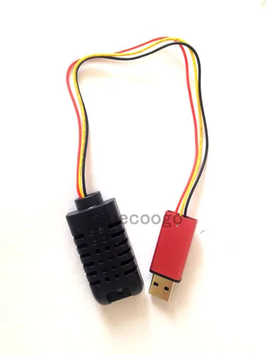 

Temperature and humidity sensor AM2301 USB computer display