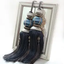High quality curtain hanging ball decoration curtain tassel strap lashing clip window screening buckle accessories Fashion