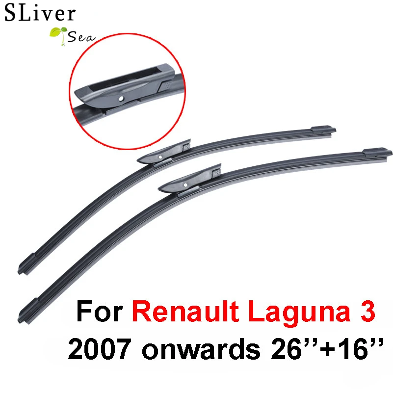 Стеклоочиститель SLIVERYSEA для Renault Laguna 3 2007-2016 26 ''+ 16'' Автомобильные
