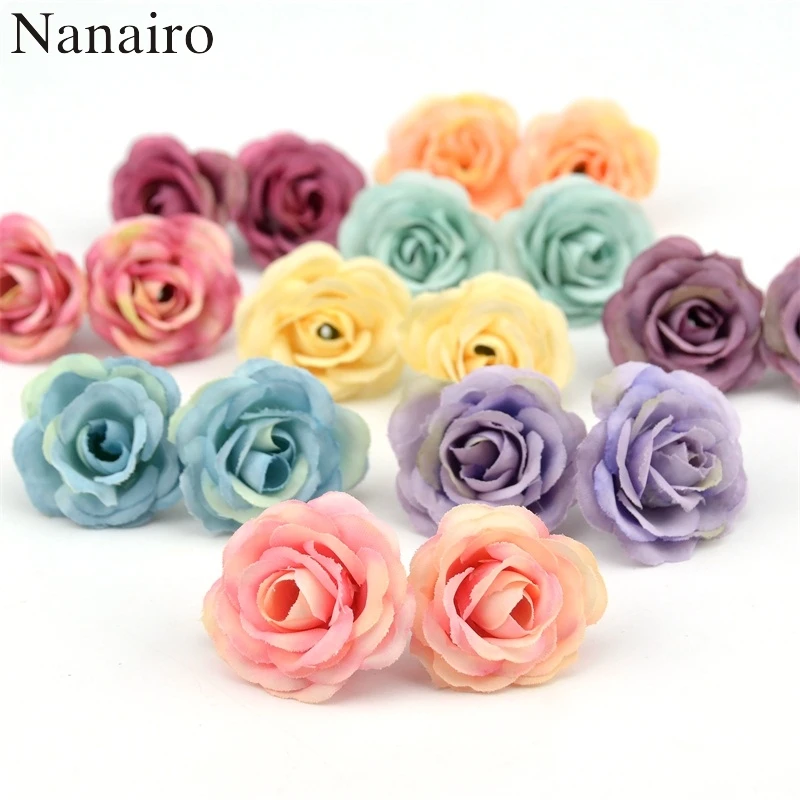 50pcs 3cm Mini Rose Cloth Artificial Flower For Wedding Party Home Room Decoration Marriage Shoes Hats Accessories Silk Flower 50pcs 3cm Mini Rose Cloth Artificial Flower For Wedding Party Home Room Decoration Marriage Shoes Hats Accessories Silk Flower