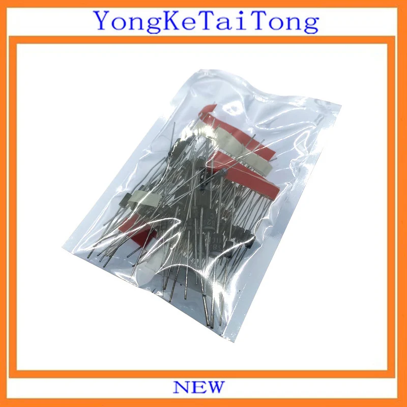 

100PCS/LOT 1N4148 1N4007 1N5819 1N5399 1N5408 1N5822 FR107 FR207 diode,Electronic Components Package Diode Assorted Kit