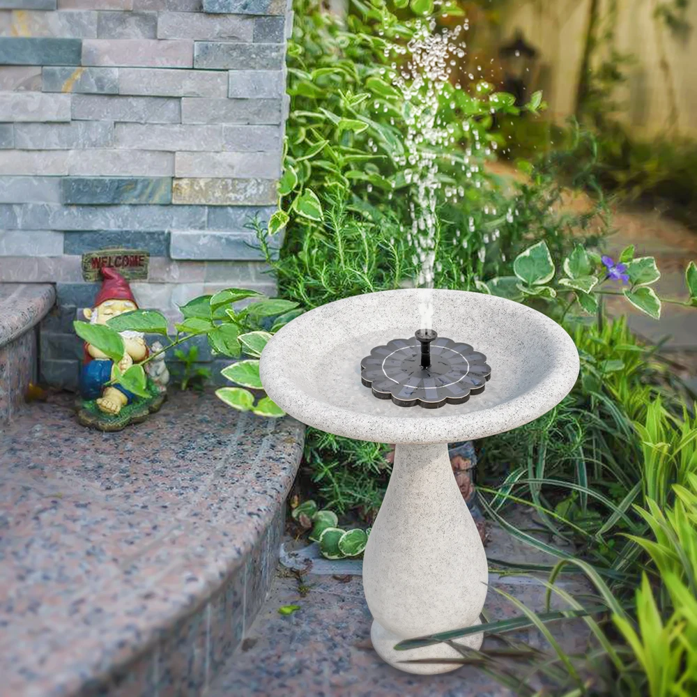 

180L/H Solar Water Pump Landscape Decoration 4-level Water Flow Solar Powered Detachable Fountain Pump For Garden Pond Fish Tank