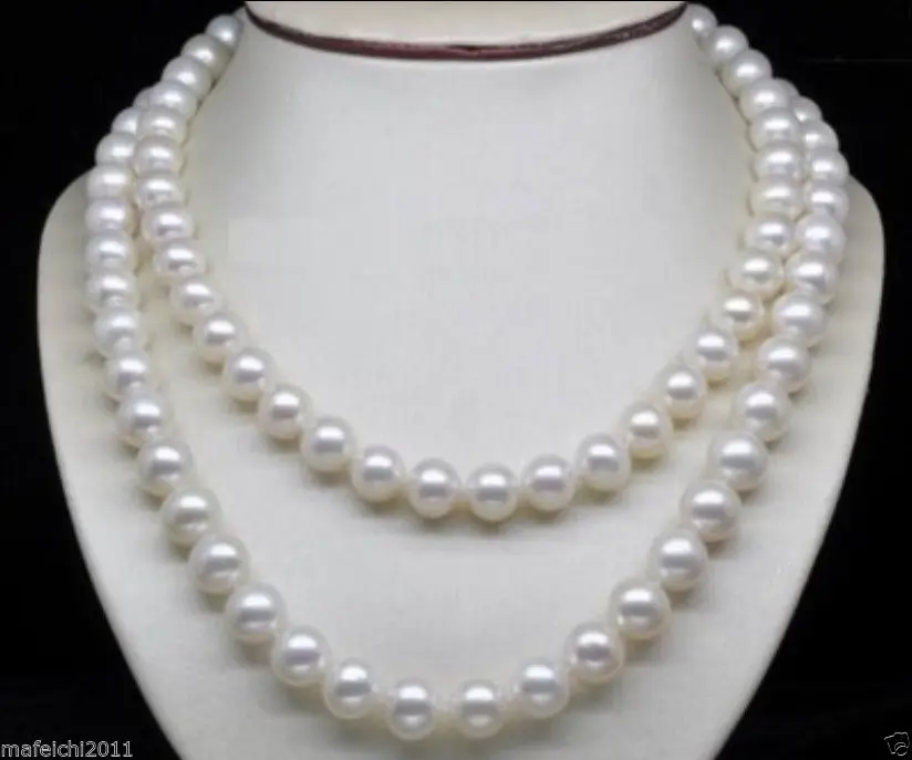 

genuine AAA 8-9mm white Fresh water pearl necklace 35