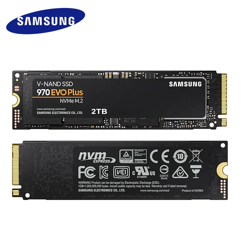 M2 SSD SAMSUNG M.2 SSD M2 1 ТБ 500G 250G HD Накопитель SSD с протоколом NVME жесткий диск HDD жесткий диск 1 ТБ 970 EVO Plus твердотельный PCIe для ноутбука