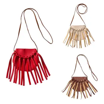 

Mini Shoulder Bags Kids Baby Children Girls Tassels Crossbody Purse Gifts