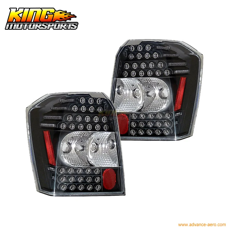 Подходит 07-10 Dodge Калибр Full LED Altezza задние фонари лампы черный объектив пара США
