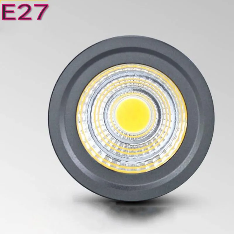 5 шт./лот Светодиодная лампа COB E27 GU10 E14 9 Вт/12 Вт/15 Вт 20 25 110 В 220 точечный Светодиодный