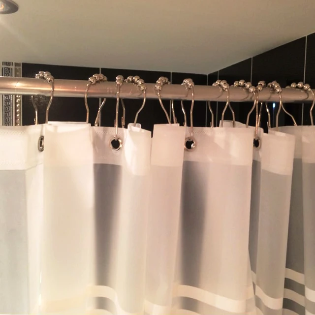 Free Shipping 6pcs Hoist Shape Bathroom Hook 5 Roller Ball Shower Free Shipping 6pcs Hoist Shape Bathroom Hook 5 Roller Ball Shower Curtain Rings Hooks Products