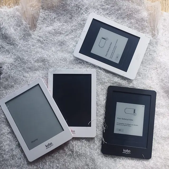 4 colors eBook Reader Kobo glo N613 e-ink 6 inch 1024×768 2GB Front-light eReader