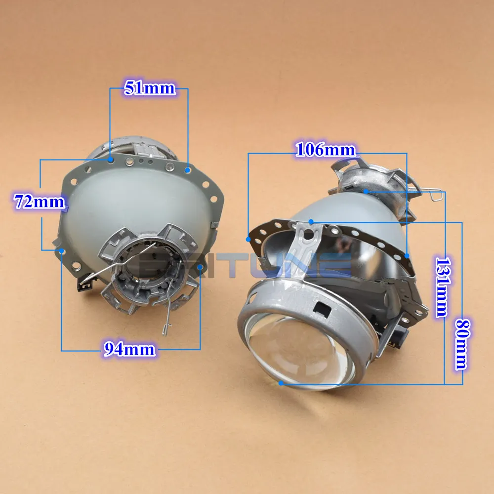 E55 D2S объектив проектора для Audi A6 C6/BMW E60 E53 E65 E63/Benz W211 W212 W219 фары линзы замена