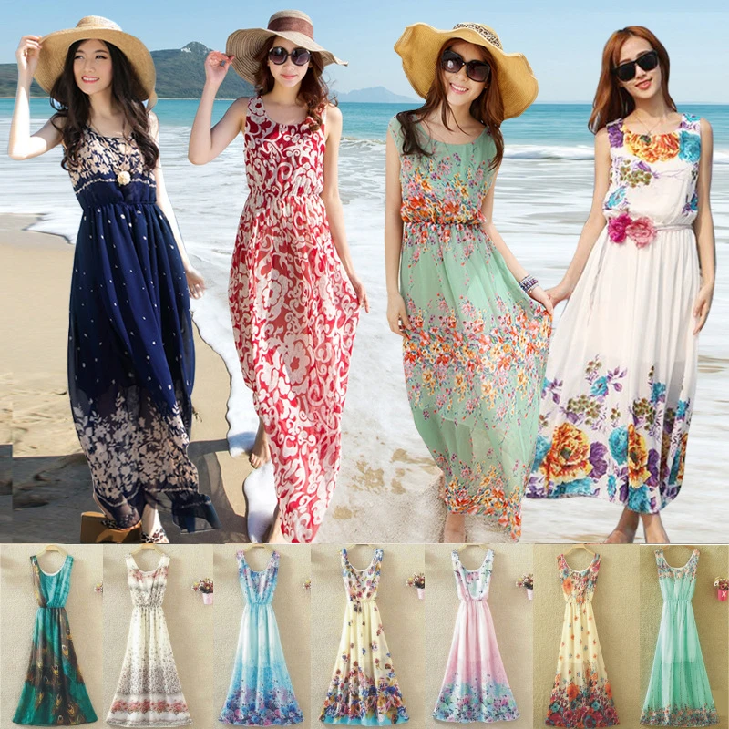 Clothes Fashion Bohemian Maxi Dress ...