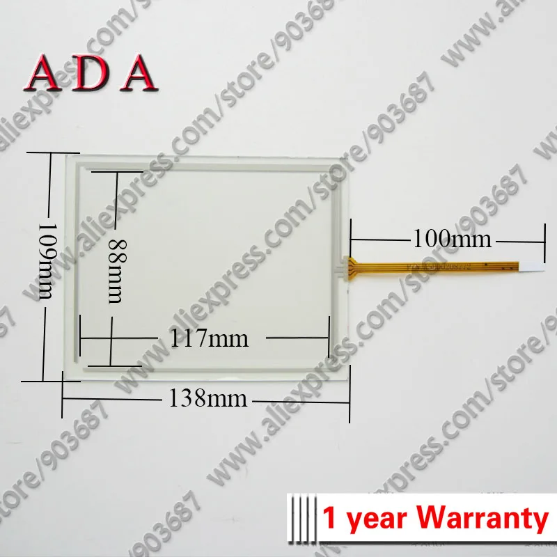Сенсорный экран дигитайзер для 6AV6 647-0AD11-3AX0 KTP600 сенсорная панель для 6AV6647-0AD11-3AX0 KTP600 с мембранной клавиатурой переключатель
