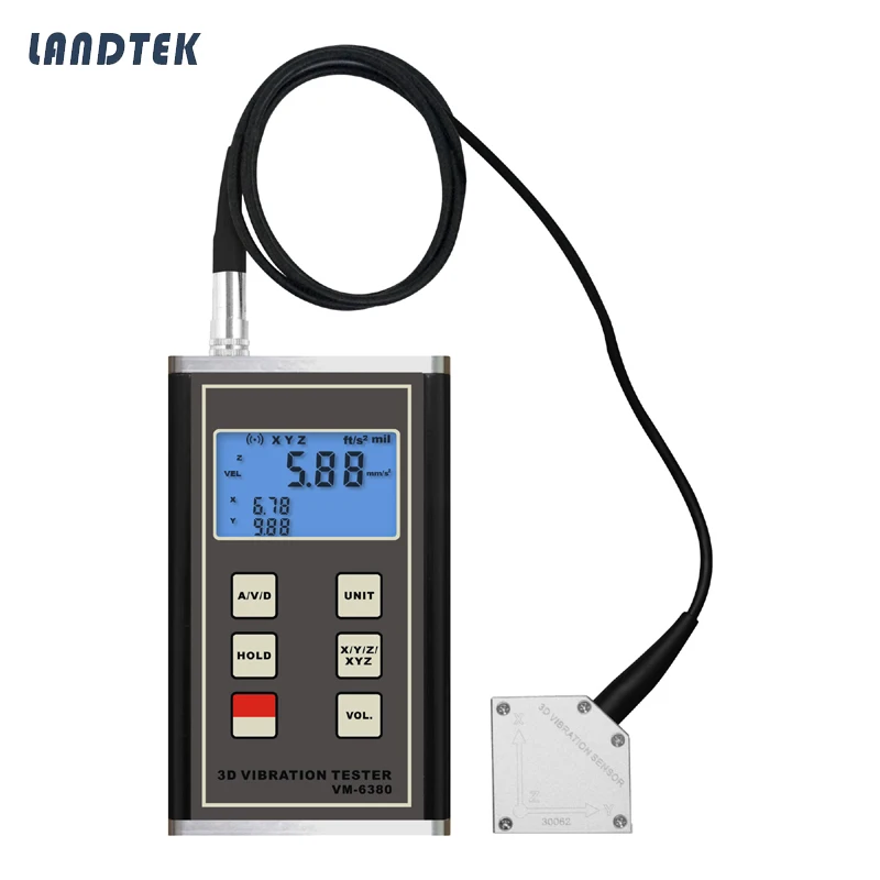 

3-Axis Vibration Analysis VM-6380 Digital Vibration Meter