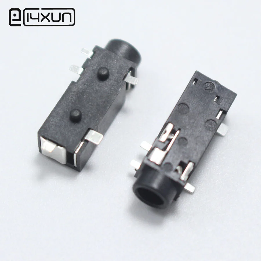 

EClyxun 10pcs 3.5mm Stereo jack 3.5 mm 5Pin Audio Connector Headset PJ-328 SMD Headphone DIY Parts