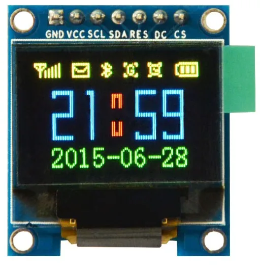 0,95 дюймов ips OLED дисплей модуль 96*64 RGB TFT для Arduino SSD1331 ЖК дисплей доска SPI Полный цвет HD OLED 7pin DIY