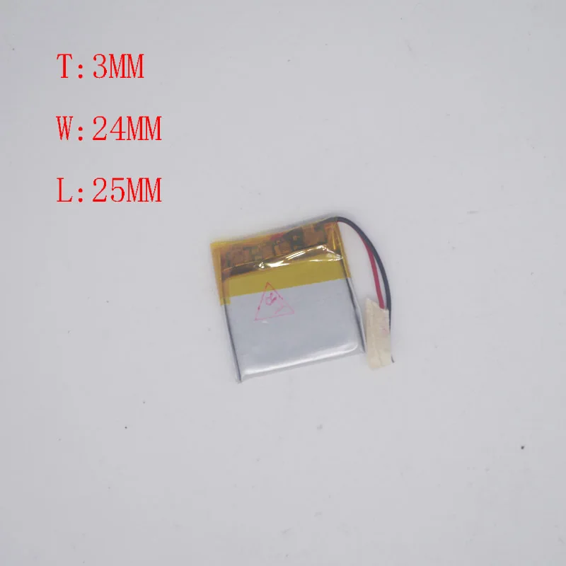 3 7 V литиевая батарея 302525/302425 Mitch MP3 MP4 аккумуляторная 150 Mah|Перезаряжаемые батареи| |