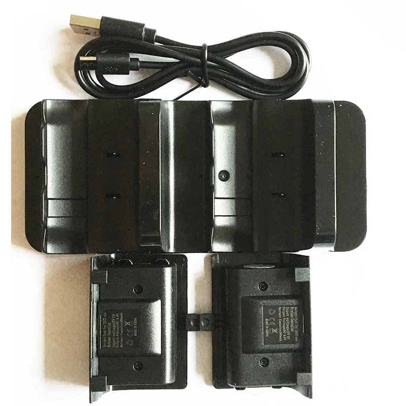 Двойная зарядная док-станция зарядное устройство с 2 перезаряжаемыми батареями зарядное устройство для xbox ONE, xbox One S для xbox one X геймпад