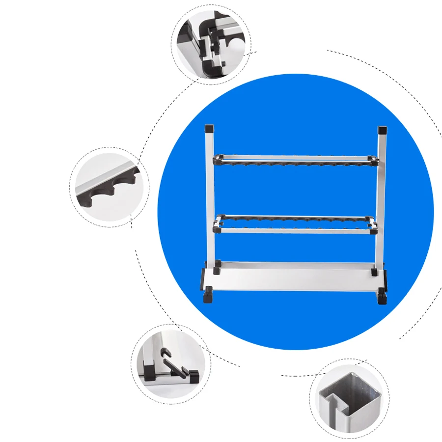 24 алюминиевый сплав держатель удочки стойка держатель полюса портативный алюминиевый сплав дисплей полка кронштейн Подставка для хранения инструмент Органайзер