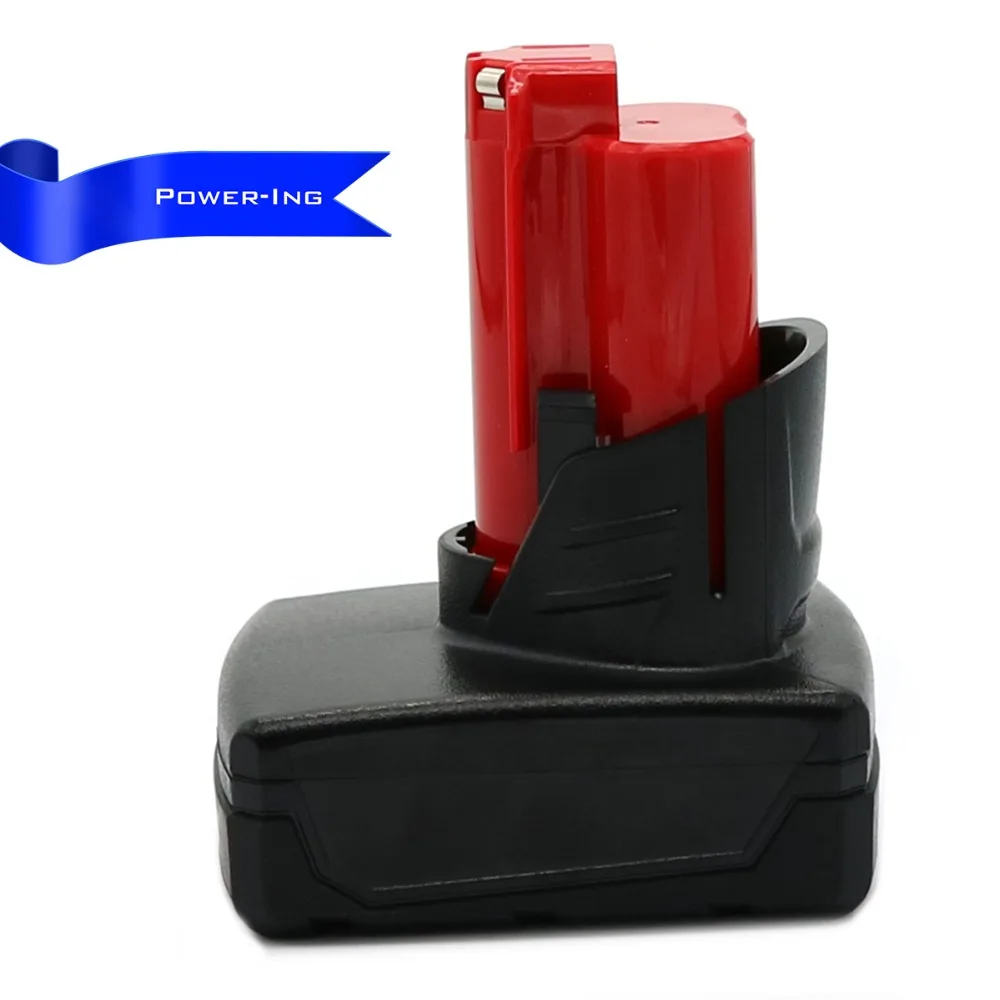 

High capacity 12v 4ah lithium replacement battery for Milwaukee power tools set