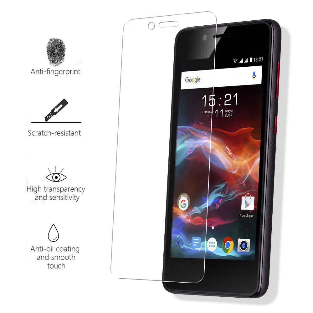 N-KOC3482_4_JONSNOW Tempered Glass for Fly FS458 High Clear 2.5D 9H Protective Film Front LCD Screen Protector for Fly Stratus 7 FS458
