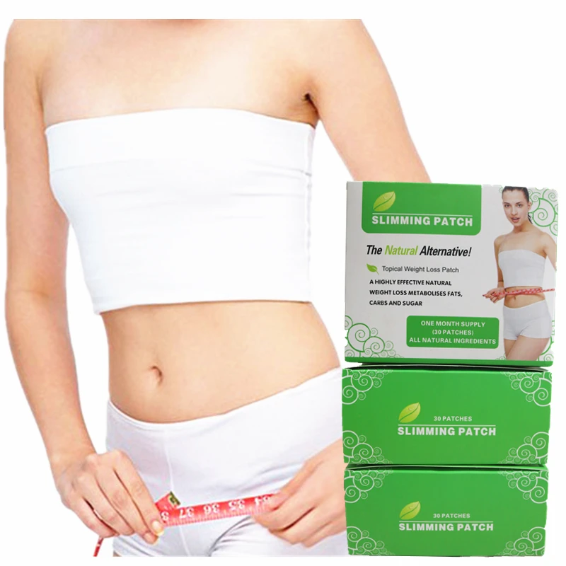 

2boxes/60pcs Safe burn fat botanical slimming no side effect botanical herbal magnet slimming patch for weight loss
