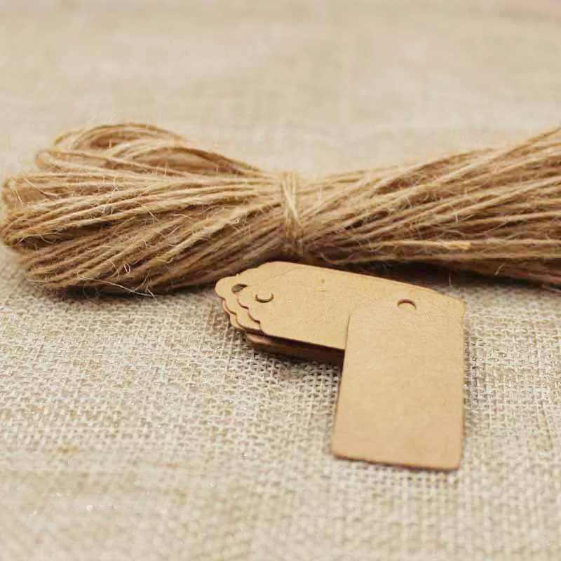 

Diy Kraft /black/whiteTags Scallop Head Label Luggage Wedding Note200pcs+String 200 Blank price Hang Tag