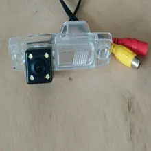 New Reversing lens Special CCD HD Nightvision 4LEDS Car Rear View Reverse Backup Camera For Nissan March Renault Logan Renaults