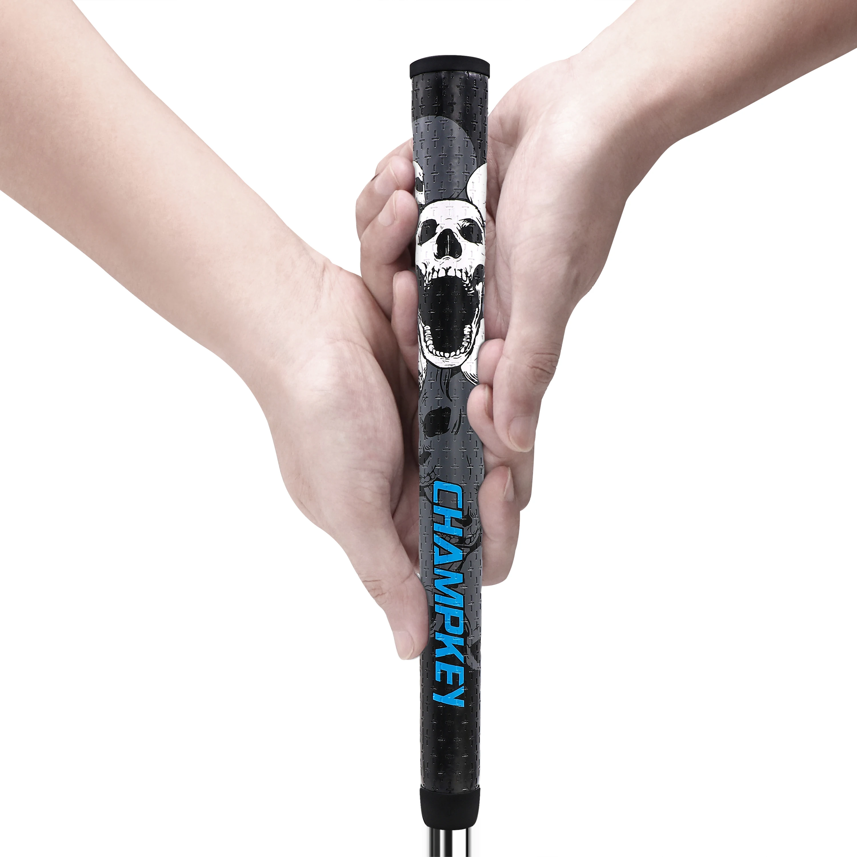 New 13pcs/lot Champkey Skull PU Leather Golf Grip Standard Midsize and Oversize Golf Grips For Irons