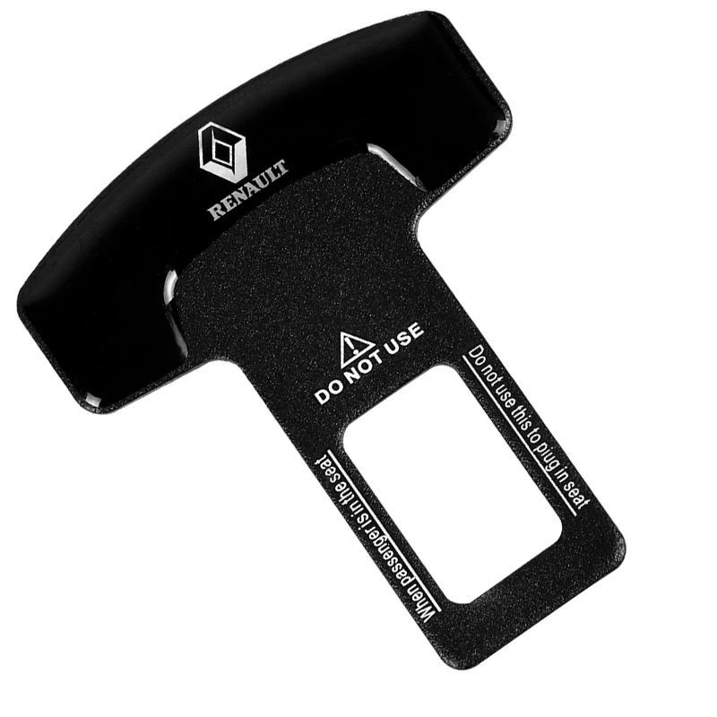 

1 pcs Car Safety Buckle Clasp Insert Plug Clip Car Seat Belt Card Personality Buckle Renault 2 Button Clio Scenic Megane Duster