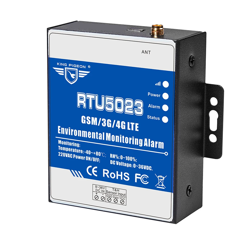 GSM Environment Alarm System Power Status Monitoring Temperature Humidity Sensor Supports Modbus RTU Over TCP