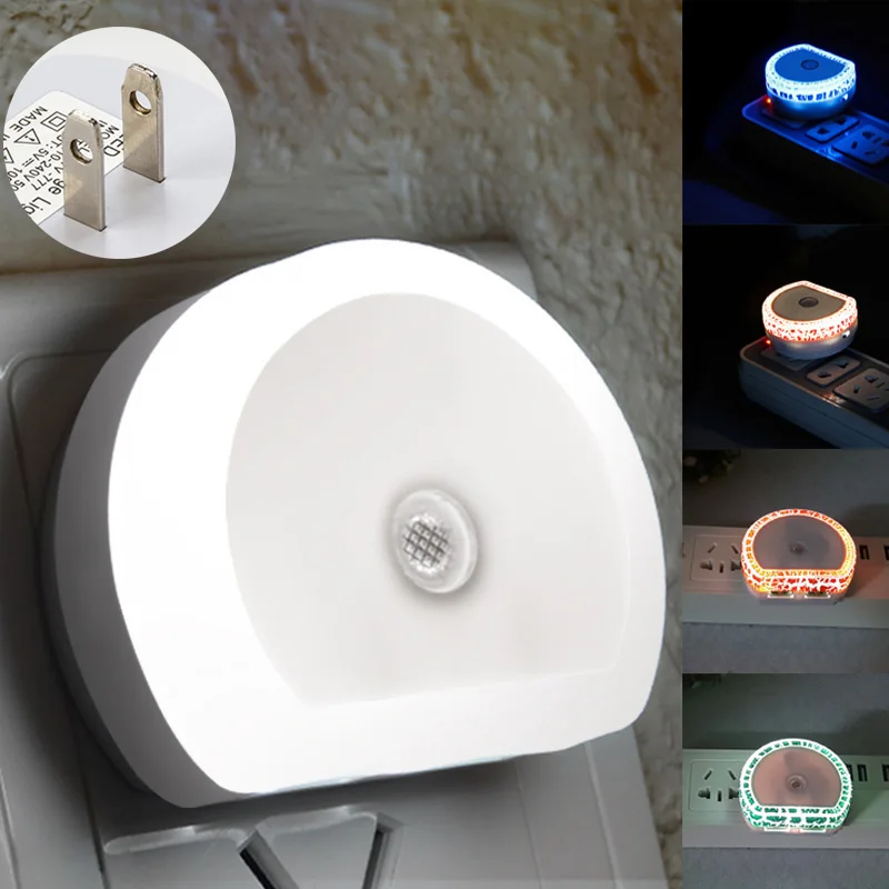 

LED Night Light with Light Sensor US Plug Dual USB Wall Plate Charger for Bathrooms Bedrooms CLH@8