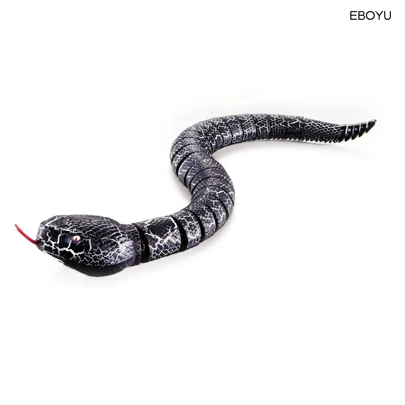 New Arrival IR RC Snake Rattlesnake Simulative Remote Control Animal Toy with USB Cable Funny Novelty Terrifying Christmas Gift 4