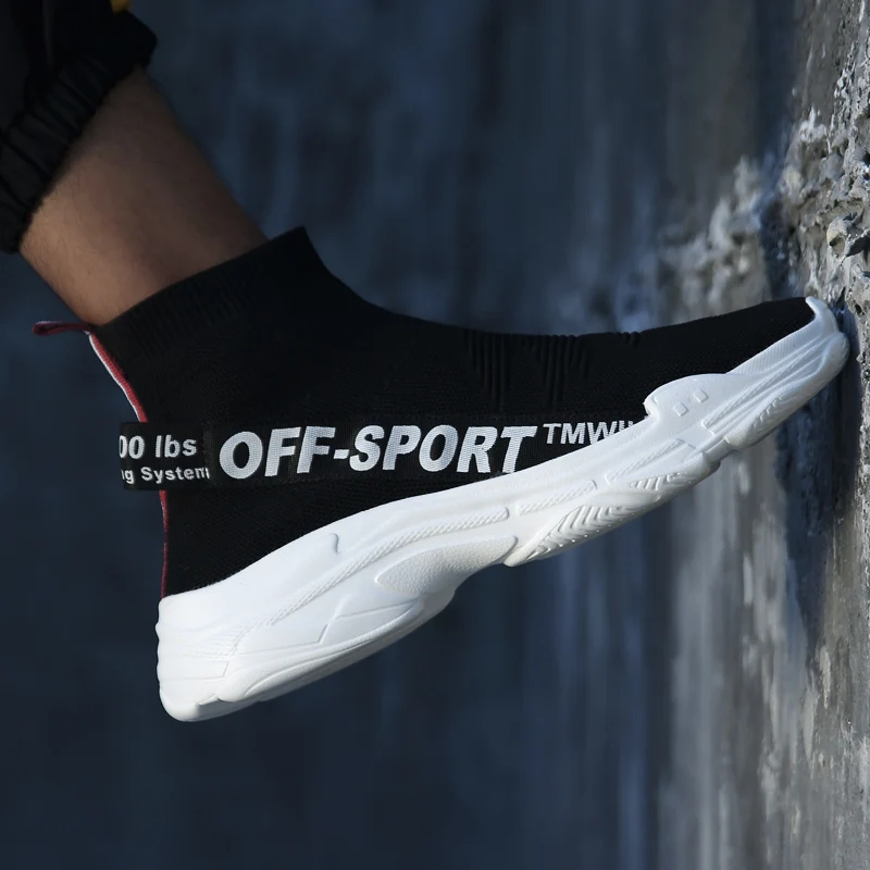رجل حذاء رياضة في الهواء الطلق ضوء مريحة أحذية خفيفة أنيقة Flyknit الاتجاه الخريف الشقق المشي جورب الأحذية Zapatillas هومبر العلامة التجارية رجل حذاء رياضة في الهواء الطلق ضوء مريحة أحذية خفيفة أنيقة Flyknit الاتجاه الخريف الشقق المشي جورب الأحذية Zapatillas هومبر العلامة التجارية