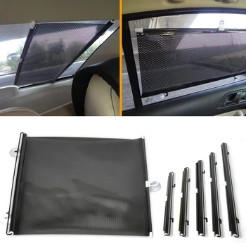

DWCX 40x60cm Car Front / Rear Retractable Windshield Window Sunshield Visor Sun Shade Curtain For Ford Audi Honda Toyota BMW VW
