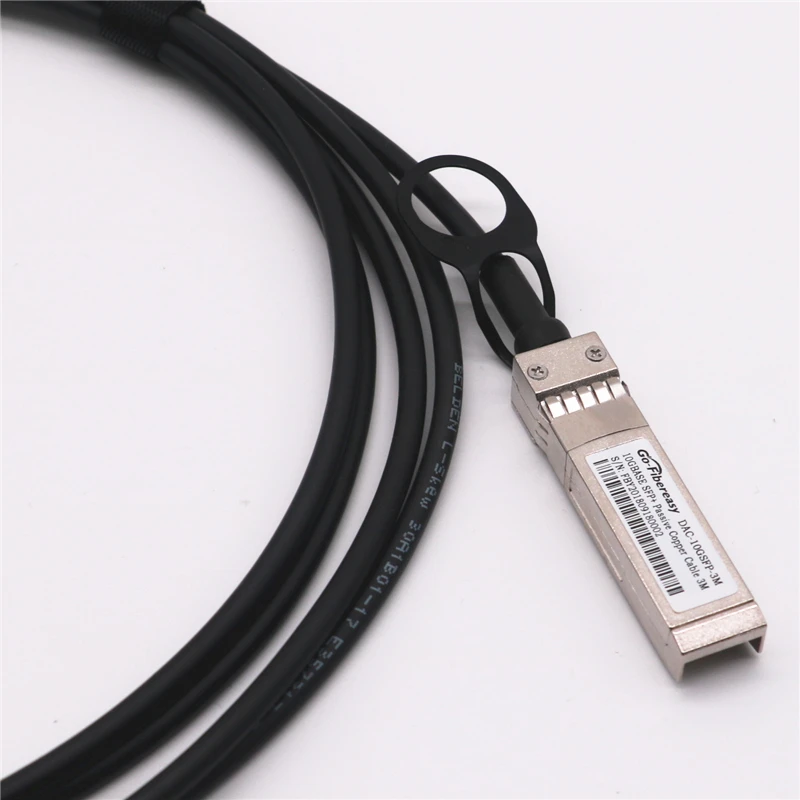 10G ЦАП кабель 0,5 м SFP+ пассивный прямой медный Twinax кабель 30AWG совместимый для Ubiquiti Mikrotik Zyxel Arista и т. Д