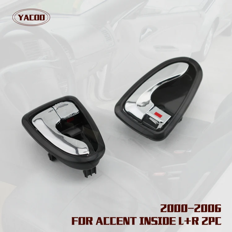 1pair Interior Door Handle For Hyundai Accent Verna 2000 2006 2000 2001 2002 2003 2004 2005 2006