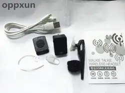 Oppxun Walkie Talkie Радио Hands-Free гарнитура Bluetooth V3.0 версия применяются ко всем двухстороннее радио высокое качество гарнитура bluetooth