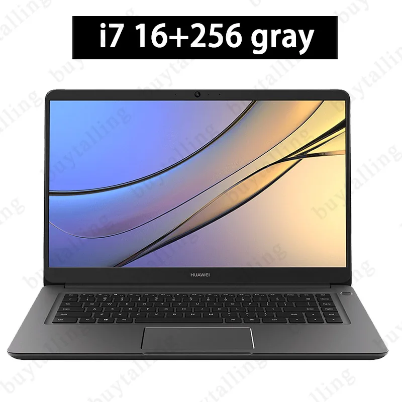 15,6 дюймов huawei MateBook D 8th Intel i5-8250U/i7-8550U ноутбук 8 Гб DDR4 128GB SSD+ 1 TB, SATA, HDD Windows 10 FHD ips компьютер ПК - Цвет: i7 16G 256G gray