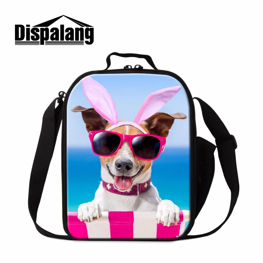 

Dispalang Cute Dog Lunch Cooler Bag for Kids School Personal Lunch Container for Girls Small Crossbody Insulated Lunch Box Boys