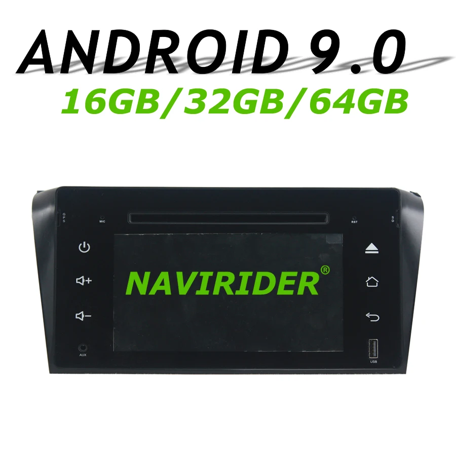 Best High configuration Octa Core Android 9.0 Car GPS Multimedia For MAZDA 3 2004 2008 2009 DVD Car Radio bluetooth 64GB large memory