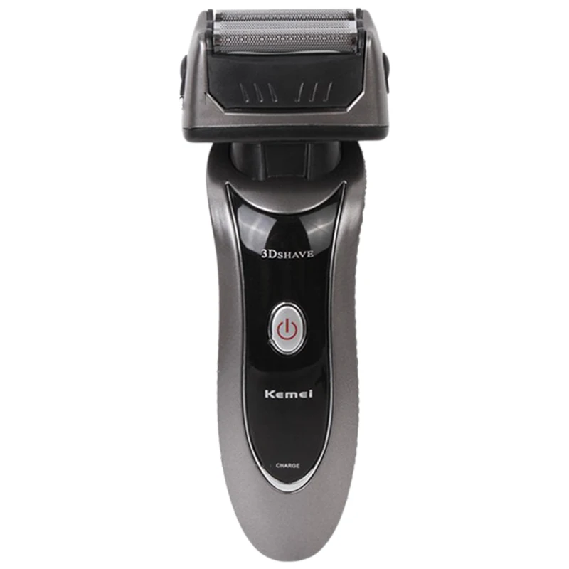 

KM-9001 Brand 3 Heads Electronic Rechargeable Shaver Triple Blade Electric Shaving Razors Men Face Care 3D Floating wholesale