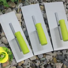 1 шт. 28 см x 11 см марганцевая стальная шпатель правый угол пластиковая ручка инструмент бетонный шпатель строительные инструменты