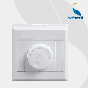 

New Rotating Triac LED Dimmer Switch Wall Socket for Light Lamp 300W 220V ,light Dimmer Switch