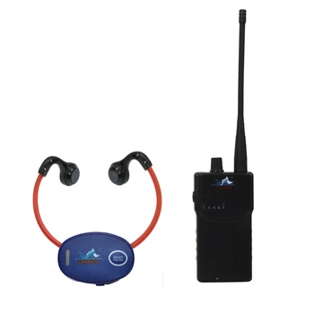 

Transmitting System Waterproof Bone Conduction Receiver with 1 Walkie Talkie + 2 Waterproof Headphone Receivers+1 Microphone