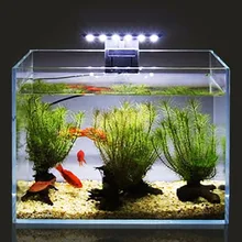 110 В светодиодный светильник для аквариума, водонепроницаемая лампа с зажимом, освещение для водных растений, США, энергосберегающий стандарт США